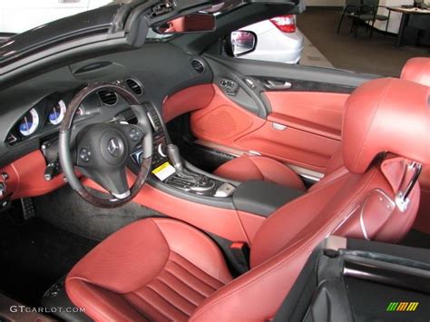 Red Interior 2011 Mercedes-Benz SL 550 Roadster Photo #40075923 ...