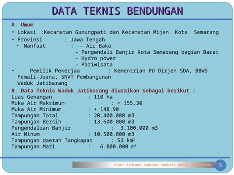 PPT Rencana Tanggap Darurat Bendungan DOKUMEN TIPS