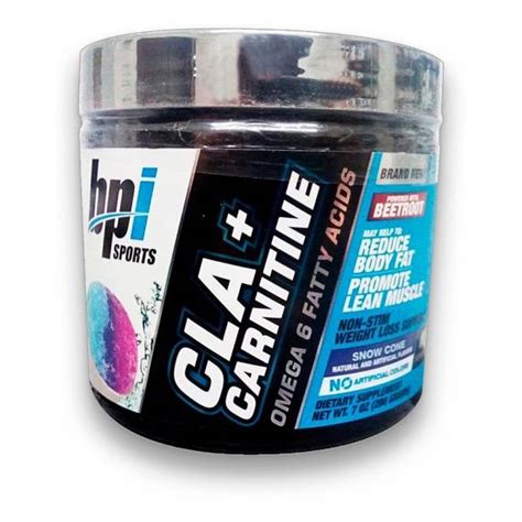 Pre Entrenamiento Bpi Cla Carnitina Con Omega Gr Servicios