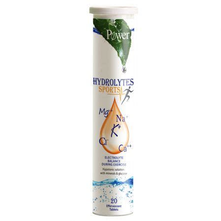 Hydrolytes Sports 20 Tablete Power Of Nature Farmacia Tei Online