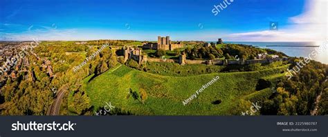 Aerial View Dover Castle Dover Coastal Stock Photo 2225980787 ...