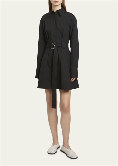 Proenza Schouler Viola Compact Poplin Mini Shirtdress Bergdorf Goodman