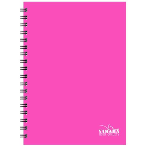 Cahier YAMAMA Wiro Uni 200 Pages PF Avec Couverture Plastique 429172