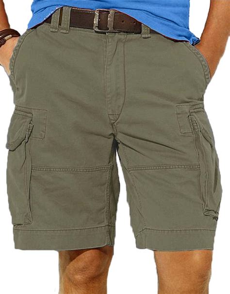 Polo Ralph Lauren Men S Gellar Cargo Fatigue Shorts Olive 29