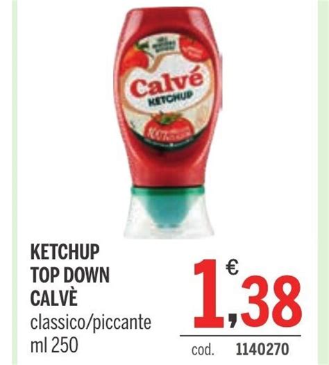 Ketchup Top Down Calv Ml Offerta Di Elefante Cash Carry