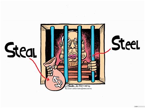 STEAL vs STEEL! - Zunar Cartoonist