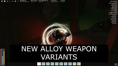 Brand New Alloy Weapons Deepwoken Youtube