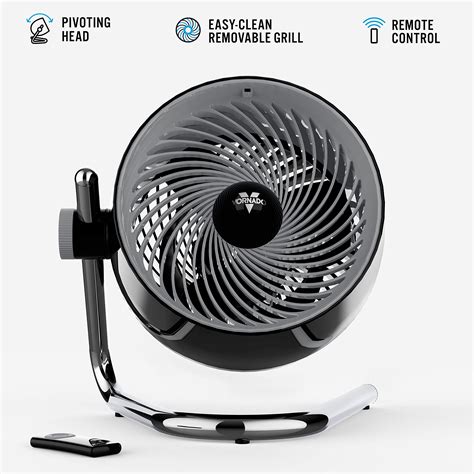 Vornado Pivot Whole Room Air Circulator Fan With Speeds Remote