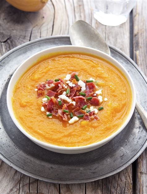 Roasted Butternut Squash And Bacon Soup Bacon Soup Butternut Squash