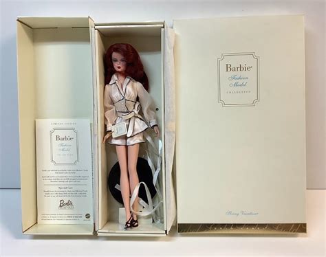 Lot 2 Boxed Gold Label Barbie Fashion Model Collection Items