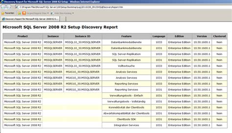 ist hier eigentlich installiert sql server versionen editionen