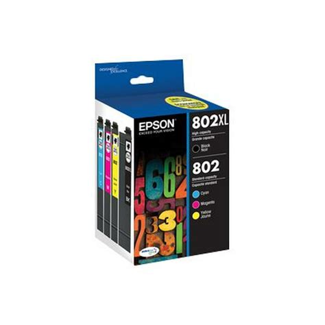 Epson 802xl High Capacity Black Color Combo Pack Ink Cartridges