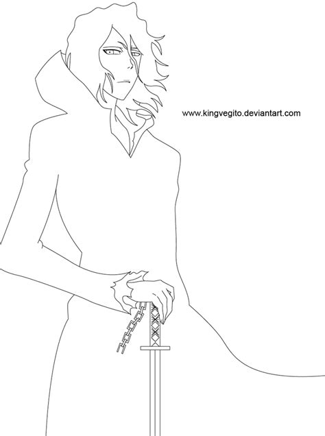 Tensa Zangetsu Lineart By Kingvegito On Deviantart