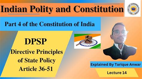 Directive Principles Of State Policy DPSP Article 36 51 Indian