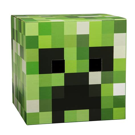 Minecraft Creeper Head V2 Premium Costume Mask - Walmart.com - Walmart.com