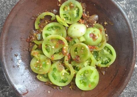 Resep Sambal Terasi Tomat Ijo Oleh Devalesha Kitchen Cookpad