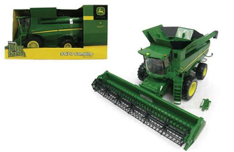 John Deere 46070 Big Farm S670 Combine toy 1/16 scale/Rotation/Harvester Tractor | eBay