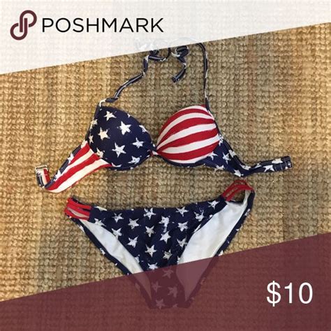 American Flag Bikini American Flag Bikini From Target Good Condition