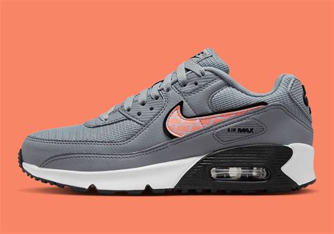 Nike Air Max 90 GS "Grey/Orange" DZ5637-001 | SneakerNews.com