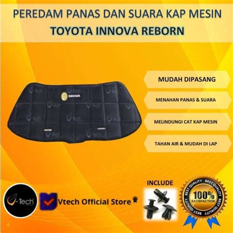 Jual Vtech Peredam Panas Dan Suara Kap Mesin Toyota Innova Reborn Di