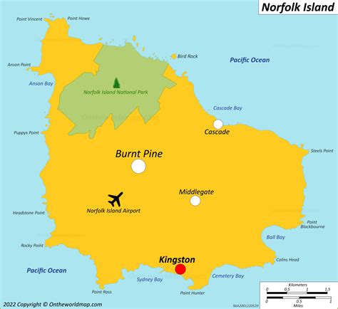 Norfolk Island Map | Detailed Maps of Territory of Norfolk Island