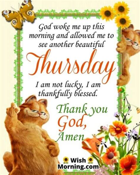 Thankful Thursday Quotes Wishes Wish Morning