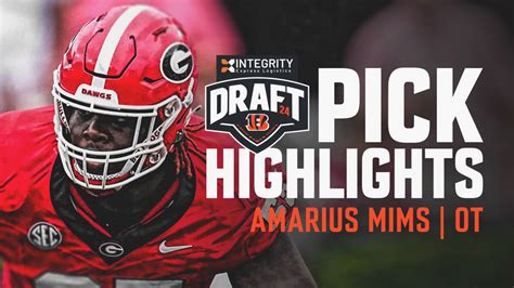 Amarius Mims Highlights | Bengals First Draft Pick of 2024