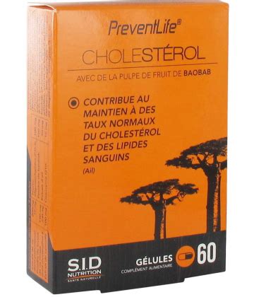 S I D Nutrition PreventLife Cholestérol Gélules LaSante