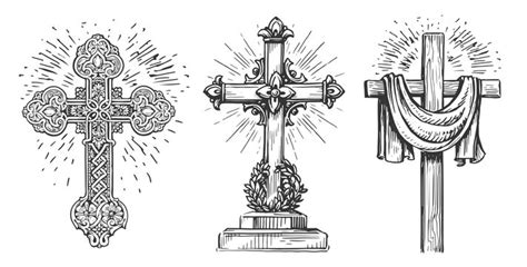 Catholic Cross Clip Art Black And White