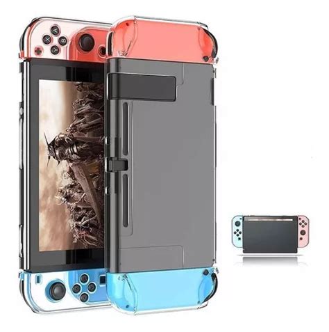 Funda Protector Carcasa Case Nintendo Switch Transparente Meses Sin