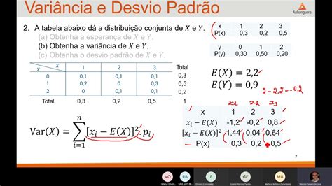 Considere Duas Variaveis Aleatorias Discretas - Variáveis Aleatórias Discretas Bidimensionais - YouTube