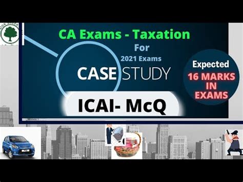 Icai Case Study Mcq Icai Mcq Case Scenario Gst Part L Revise Today