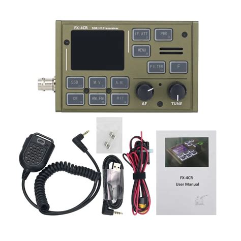 Fx Cr Radio Sdr Hf Transceiver With W Continuously Adjustable