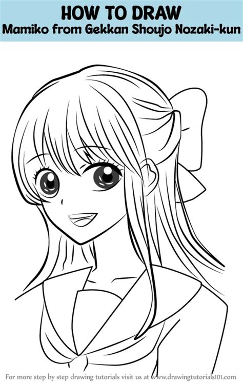 How To Draw Mamiko From Gekkan Shoujo Nozaki Kun Gekkan Shoujo Nozaki