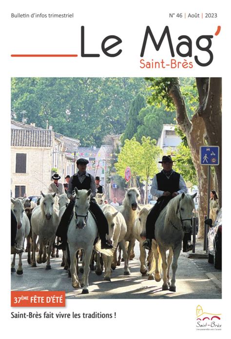 Le Mag estival Ville de Saint Brès