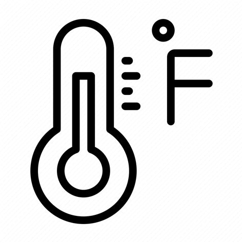 Fahrenheit Forecast Temperature Weather Icon Download On Iconfinder