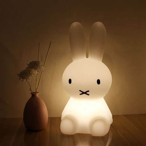 Free Shipping H28cm Led Rabbit Night Light Usb Bunny Lamp Cute