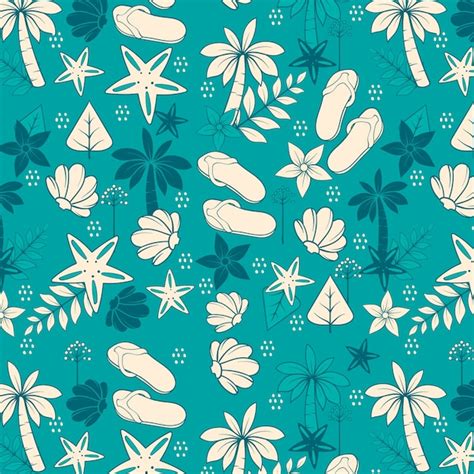 Beach Vector Pattern