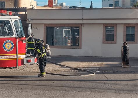 Fuga De Gas Ocasiona Flamazo En Un Domicilio En Avenida Mirador Canal 44 Chihuahua