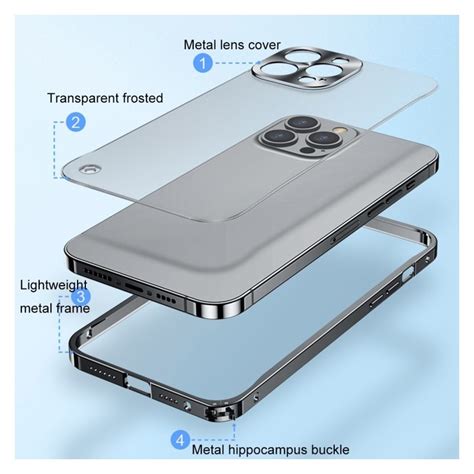 Funda De Metal Para IPhone 13 Pro Max