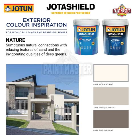 [5l Nature] Jotun Exterior Colour Inspiration Jotun Jotashield Superior Exterior Protection