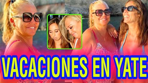 Bel N Esteban La L A En Canarias Con Anabel Pantoja En Un Barco Y