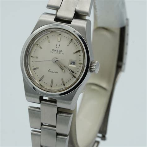 OMEGA DE VILLE DYNAMIC AUTOMATIK DAMEN UHR STAHL VINTAGE MIT STAHL BAND