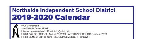 Health Careers High School - School District Instructional Calendar ...