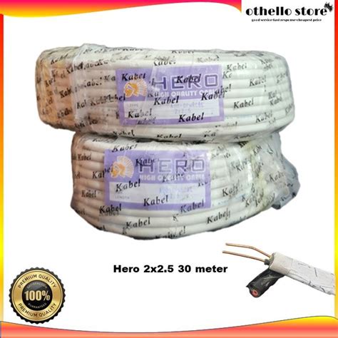 KABEL LISTRIK NYM 2x2 5 Hero 30 Meter Dan 50 Meter Lazada Indonesia