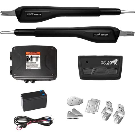 Mighty Mule Mm572w Dual Automatic Gate Openers With Remote Complete Kit Heavy Duty Dual Swing