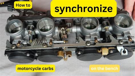 How To Bench Synchronize A Set Of Motorcycle Carbs Motorcycle