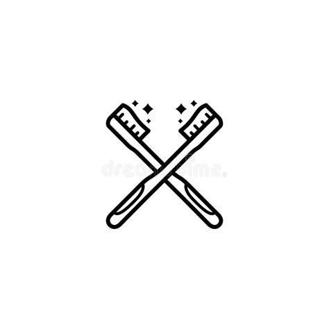 Crossed Toothbrush Stock Illustrations 161 Crossed Toothbrush Stock