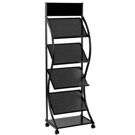 Display Holder With Shelves For Magazines And Newspaper Stands