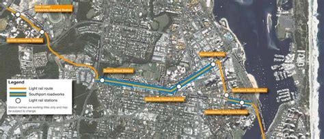 Gold Coast Light Rail Map